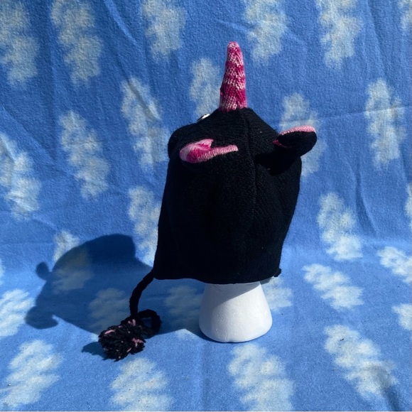 Dragon/Unicorn Fantasy Creature Earflap Hat! - Picture 3 of 5